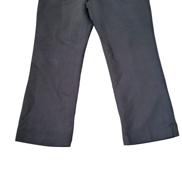 Kasper Linen Cotton Dress Pants Black Women’s 12P Excellent Condition Pre-owned - Picture 4 of 10